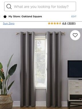 Sun Zero Black Out Curtains